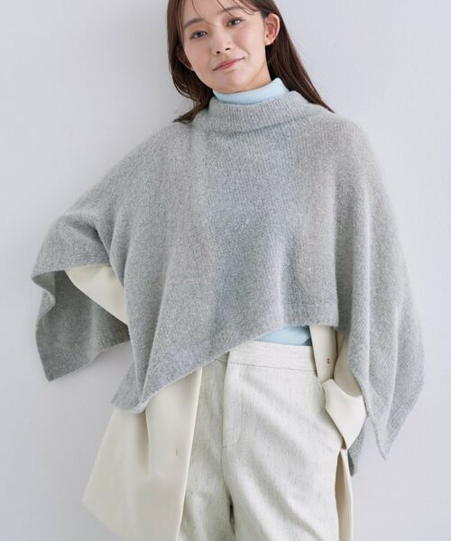 INDIVI / インディヴィ ニット・セーター | 【エアリー素材】ブークレケープポンチョ | 詳細2