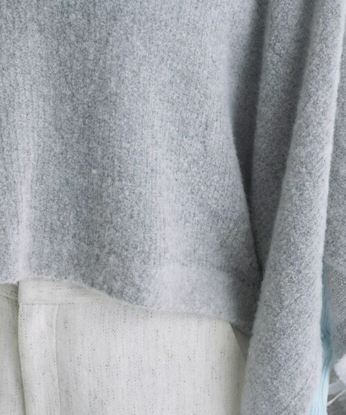 INDIVI / インディヴィ ニット・セーター | 【エアリー素材】ブークレケープポンチョ | 詳細20