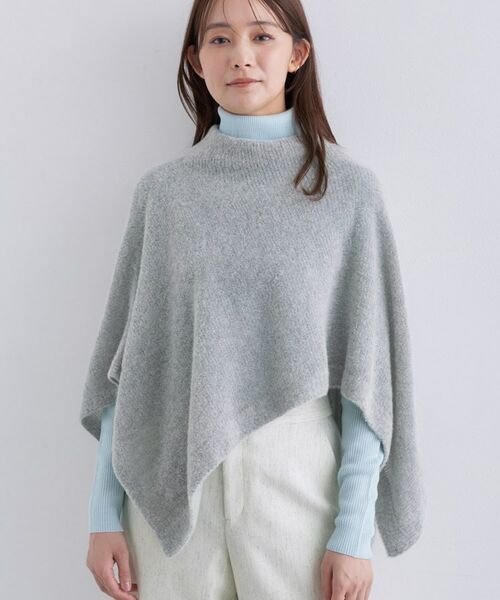INDIVI / インディヴィ ニット・セーター | 【エアリー素材】ブークレケープポンチョ | 詳細21