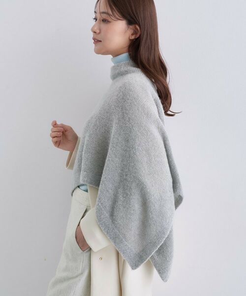 INDIVI / インディヴィ ニット・セーター | 【エアリー素材】ブークレケープポンチョ | 詳細3
