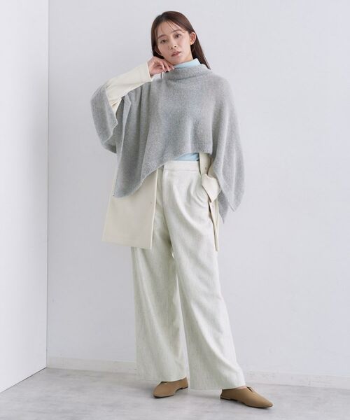 INDIVI / インディヴィ ニット・セーター | 【エアリー素材】ブークレケープポンチョ | 詳細4