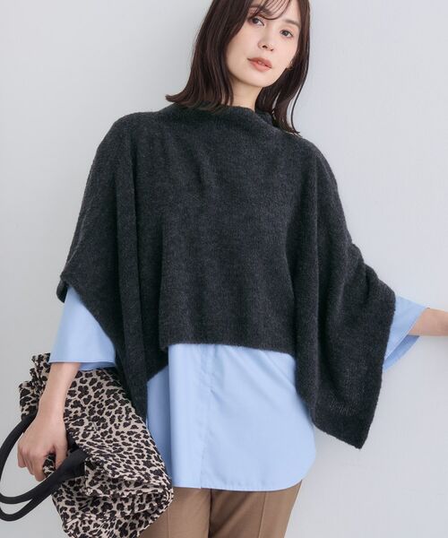 INDIVI / インディヴィ ニット・セーター | 【エアリー素材】ブークレケープポンチョ | 詳細6
