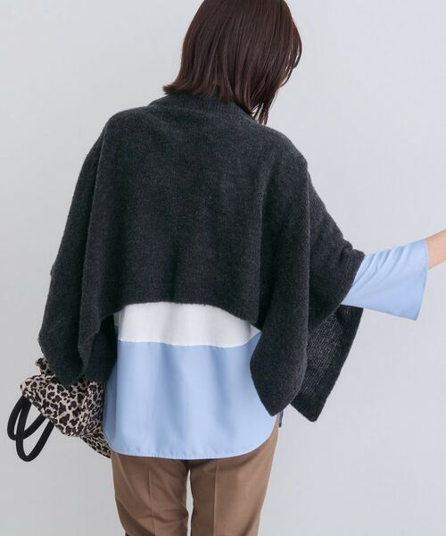 INDIVI / インディヴィ ニット・セーター | 【エアリー素材】ブークレケープポンチョ | 詳細7