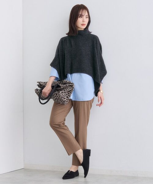 INDIVI / インディヴィ ニット・セーター | 【エアリー素材】ブークレケープポンチョ | 詳細8