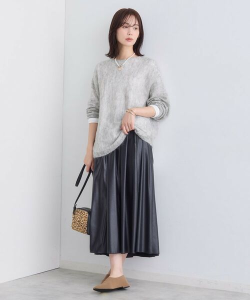 INDIVI / インディヴィ ニット・セーター | 【キッドモヘヤ素材】ラウンドヘムニット | 詳細16