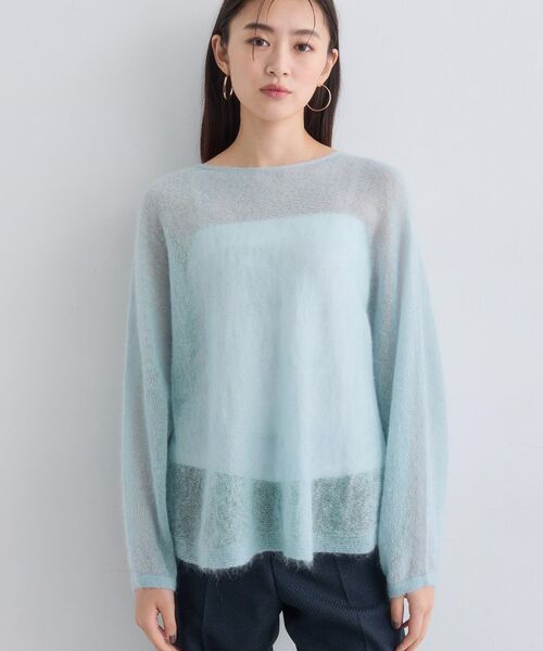 INDIVI / インディヴィ ニット・セーター | 【キッドモヘヤ素材】ラウンドヘムニット | 詳細18