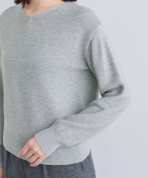 INDIVI / インディヴィ ニット・セーター | 【ウール混ラメ素材】Vネック煌めきニット | 詳細26