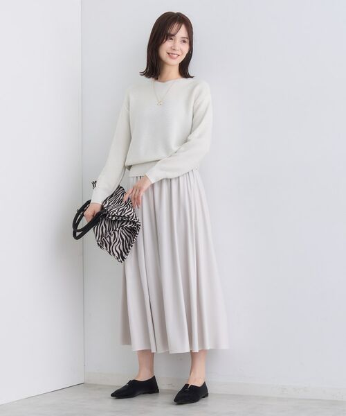 INDIVI / インディヴィ ニット・セーター | 【ウール混ラメ素材】Vネック煌めきニット | 詳細4