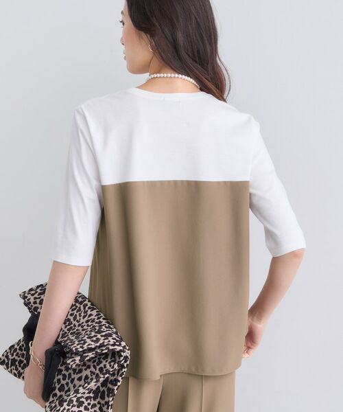 INDIVI / インディヴィ カットソー | 【セットアップ可能】ビスチェレイヤード風トップス | 詳細10