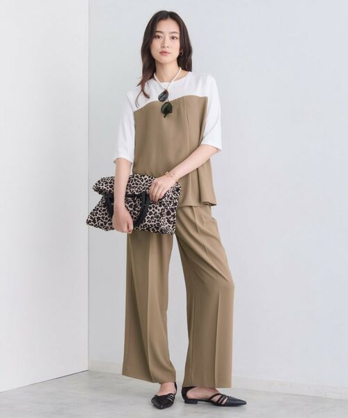 INDIVI / インディヴィ カットソー | 【セットアップ可能】ビスチェレイヤード風トップス | 詳細11