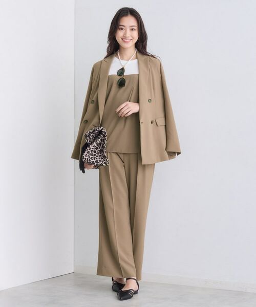 INDIVI / インディヴィ カットソー | 【セットアップ可能】ビスチェレイヤード風トップス | 詳細12