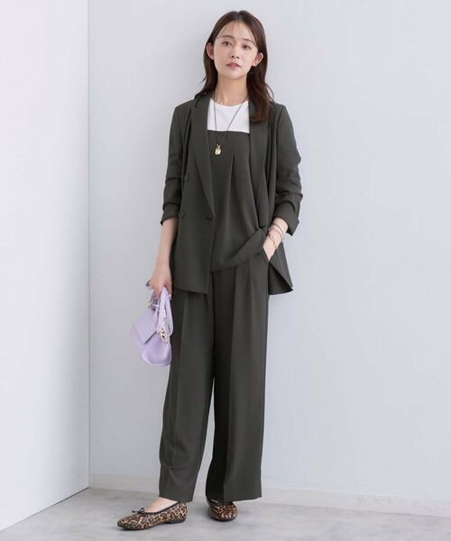 INDIVI / インディヴィ カットソー | 【セットアップ可能】ビスチェレイヤード風トップス | 詳細8