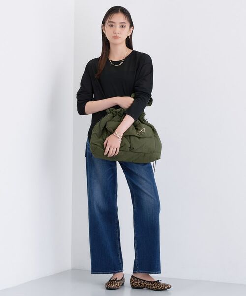 INDIVI / インディヴィ カットソー | ストレッチシアーロングTシャツ | 詳細15