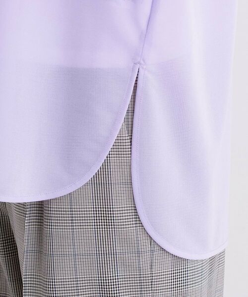 INDIVI / インディヴィ カットソー | ストレッチシアーロングTシャツ | 詳細26