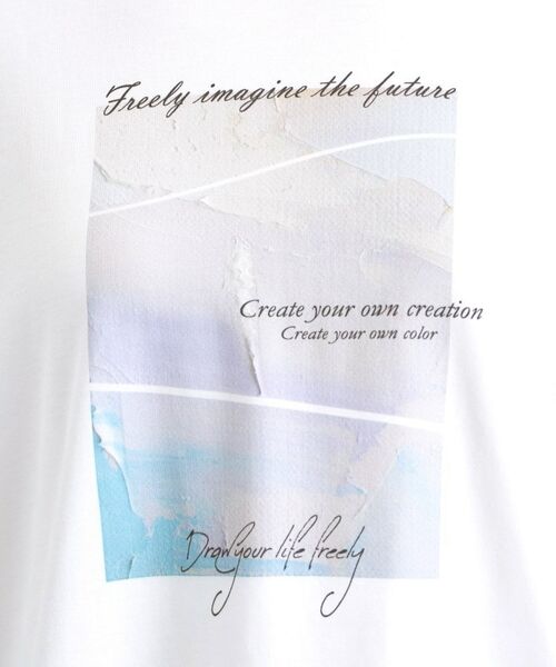 INDIVI / インディヴィ Tシャツ | 【UVケア】プリントフォトロングTシャツ | 詳細15