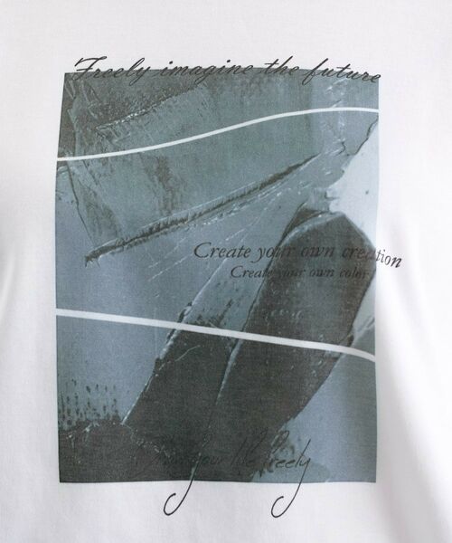 INDIVI / インディヴィ Tシャツ | 【UVケア】プリントフォトロングTシャツ | 詳細5