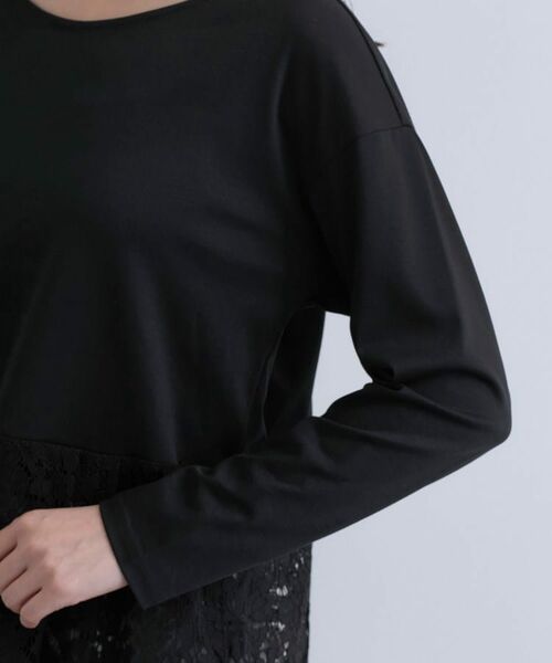 INDIVI / インディヴィ カットソー | 【レイヤードにおすすめ】レース切り替えカットソー | 詳細21