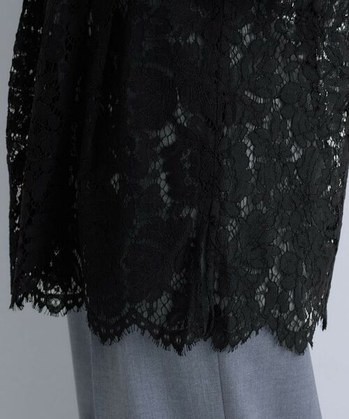 INDIVI / インディヴィ カットソー | 【レイヤードにおすすめ】レース切り替えカットソー | 詳細22