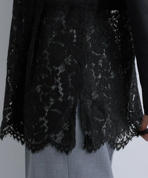 INDIVI / インディヴィ カットソー | 【レイヤードにおすすめ】レース切り替えカットソー | 詳細23