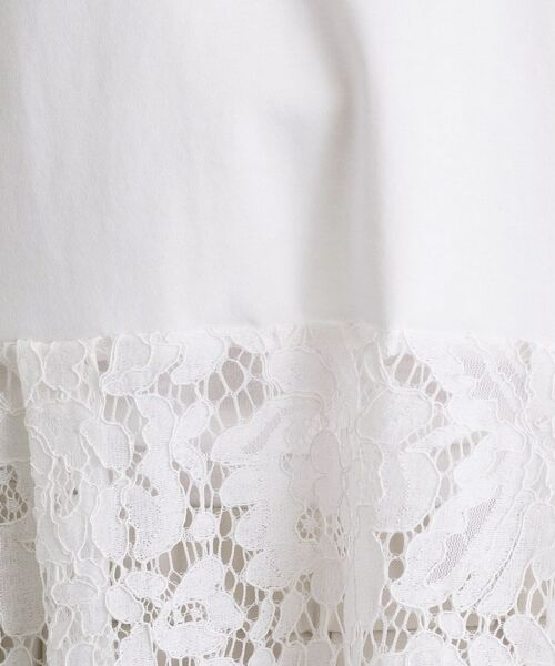 INDIVI / インディヴィ カットソー | 【レイヤードにおすすめ】レース切り替えカットソー | 詳細9