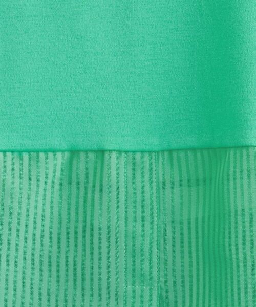 INDIVI / インディヴィ カットソー | 【コットン】シャツ切り替えカットソー | 詳細19