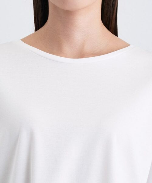 INDIVI / インディヴィ カットソー | 【コットン】シャツ切り替えカットソー | 詳細27