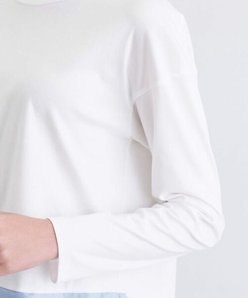 INDIVI / インディヴィ カットソー | 【コットン】シャツ切り替えカットソー | 詳細28