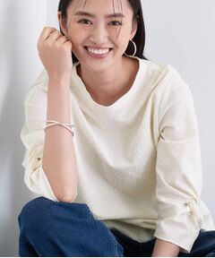 INDIVI / インディヴィ シャツ・ブラウス | 【UVケア／吸汗速乾】スリーブデザインブラウス