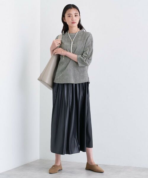 INDIVI / インディヴィ シャツ・ブラウス | 【UVケア／吸汗速乾】スリーブデザインブラウス | 詳細15