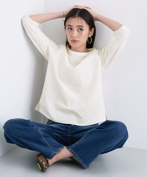 INDIVI / インディヴィ シャツ・ブラウス | 【UVケア／吸汗速乾】スリーブデザインブラウス | 詳細3