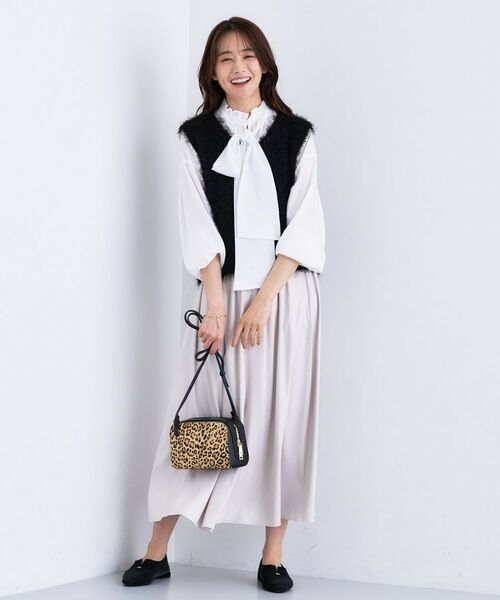 INDIVI / インディヴィ ニット・セーター | フェザーモールニットベスト | 詳細3