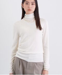 INDIVI / インディヴィ ニット・セーター | 【洗える／薄手／ラメ】シアーラメニット