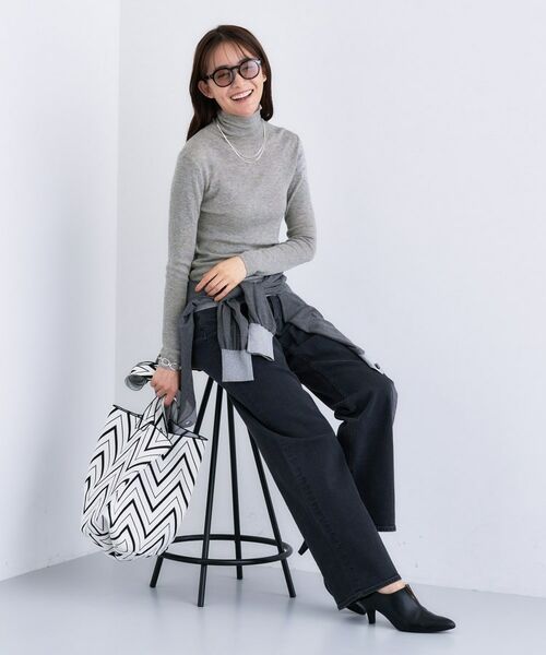 INDIVI / インディヴィ ニット・セーター | 【洗える／薄手／ラメ】シアーラメニット | 詳細10