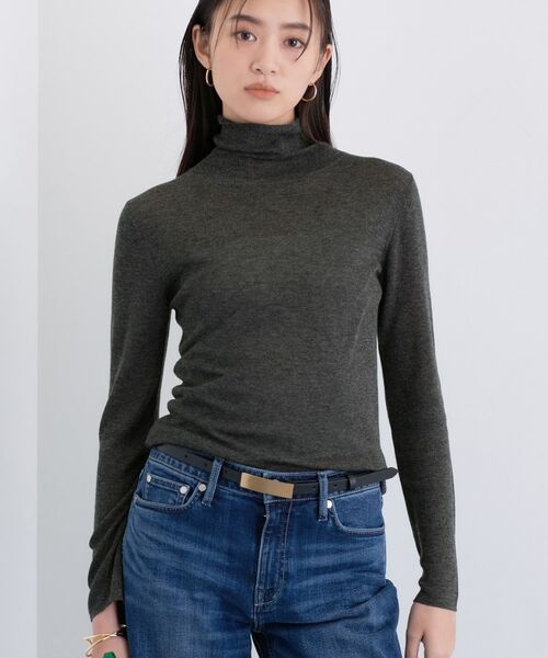 INDIVI / インディヴィ ニット・セーター | 【洗える／薄手／ラメ】シアーラメニット | 詳細13