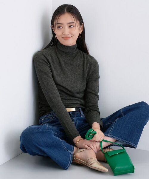 INDIVI / インディヴィ ニット・セーター | 【洗える／薄手／ラメ】シアーラメニット | 詳細14