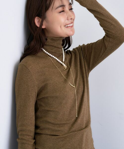 INDIVI / インディヴィ ニット・セーター | 【洗える／薄手／ラメ】シアーラメニット | 詳細17