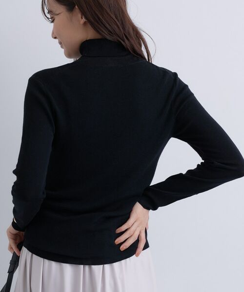 INDIVI / インディヴィ ニット・セーター | 【洗える／薄手／ラメ】シアーラメニット | 詳細8