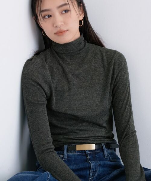 INDIVI/インディヴィ シアーラメニット チャコールグレー(414) 34(S) INDIVI/インディヴィ シアーラメニット チャコールグレー(414) 34(S)