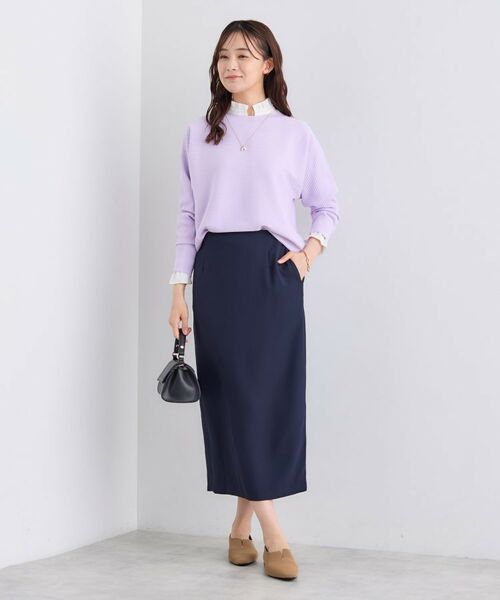 INDIVI / インディヴィ ニット・セーター | 【洗える/体型カバー】美シルエットニット | 詳細15