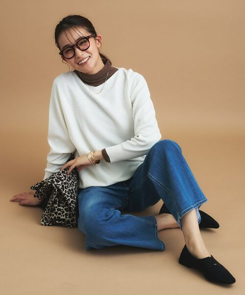 INDIVI / インディヴィ ニット・セーター | 【洗える/体型カバー】美シルエットニット | 詳細4