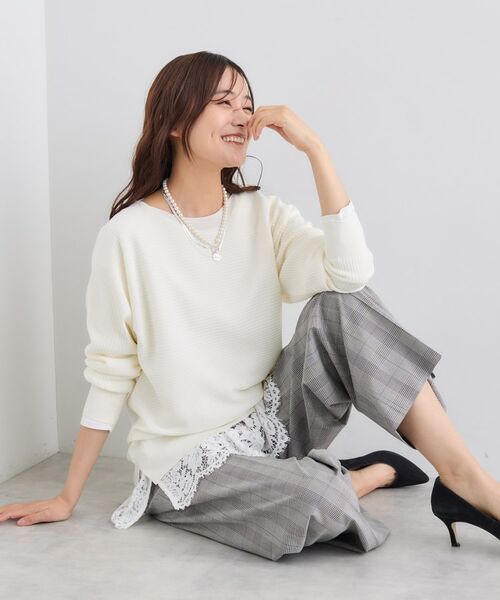 INDIVI / インディヴィ ニット・セーター | 【洗える/体型カバー】美シルエットニット | 詳細7