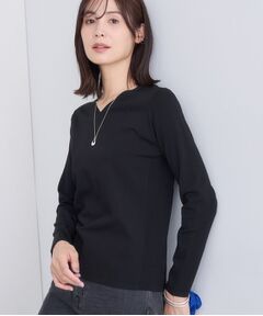 INDIVI / インディヴィ ニット・セーター | 【洗える】Vネックコンパクトニット