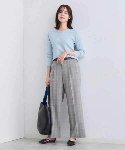 INDIVI / インディヴィ ニット・セーター | 【洗える】Vネックコンパクトニット | 詳細12