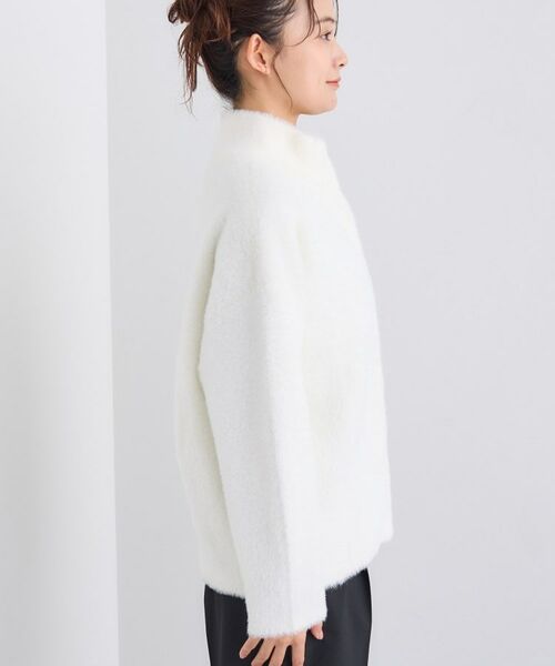 INDIVI / インディヴィ ニット・セーター | スタンドネック シャギーモールニット | 詳細11