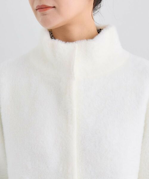 INDIVI / インディヴィ ニット・セーター | スタンドネック シャギーモールニット | 詳細13