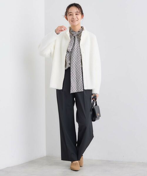 INDIVI / インディヴィ ニット・セーター | スタンドネック シャギーモールニット | 詳細3