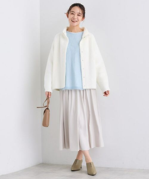 INDIVI / インディヴィ ニット・セーター | スタンドネック シャギーモールニット | 詳細4