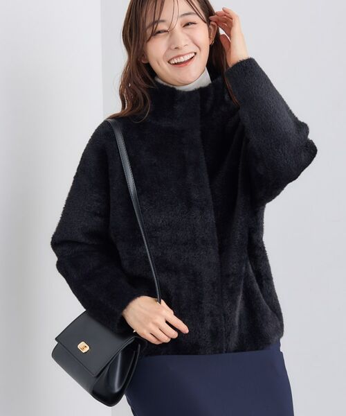 INDIVI / インディヴィ ニット・セーター | スタンドネック シャギーモールニット | 詳細6