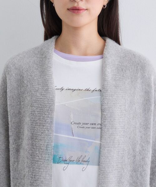 INDIVI / インディヴィ カーディガン・ボレロ | 【エアリー素材】ブークレ着流しニットカーディガン | 詳細16