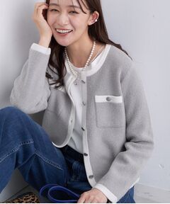 ライトグレー ノーカラージャケット FREAK'S STORE（フリークスストア）の「限定展開 ノーカーラー